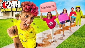 O LEOZIN TOMOU BANHO PELA PRIMEIRA VEZ *deu ruim