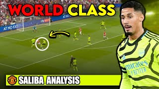 How Arsenal's William Saliba OUTCLASSED Man United