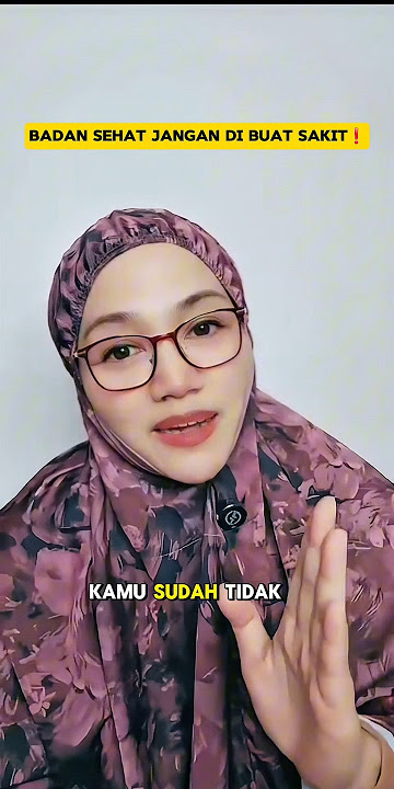 JAGA BADAN KETIKA SEHAT❗️ #muhasabah #cintaallah #motivasi #muhasabahdiri #hijrah #nafisah_trainer
