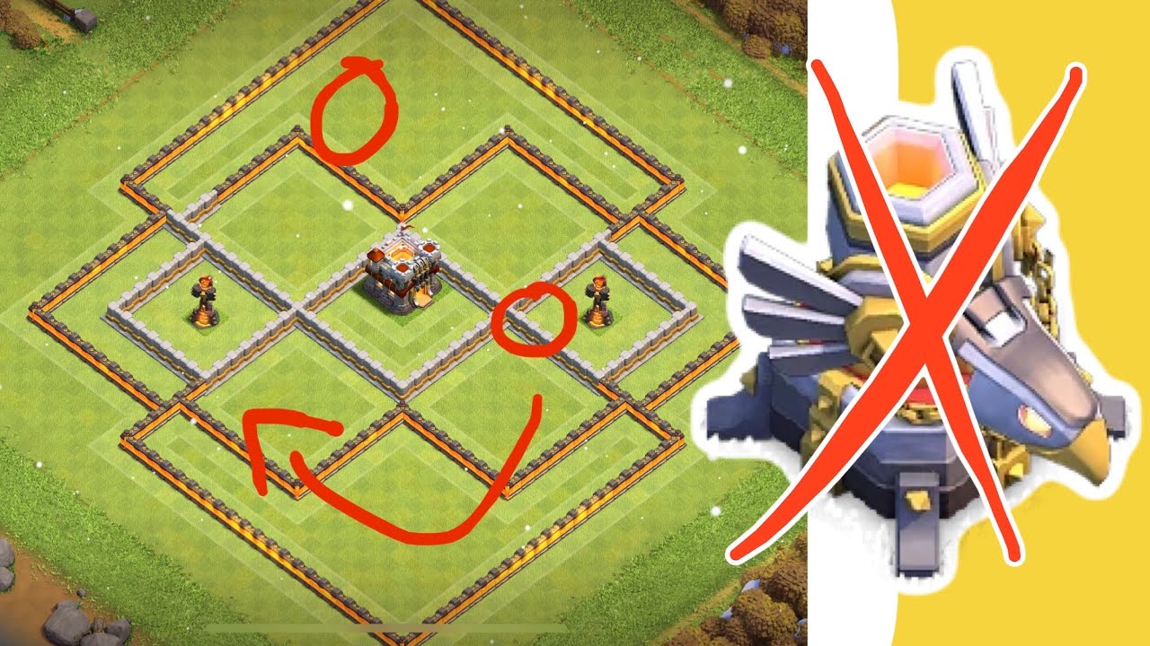 BEST TH11 HYBRID BASE NO EAGLE ARTILLERY WITH LINK | 2021 CLASH OF CLANS