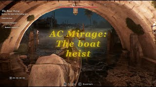 AC Mirage contract The boat heist , 4K 60FPS, Hard difficulty, full stealth