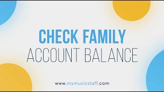 Check Family Account Balance