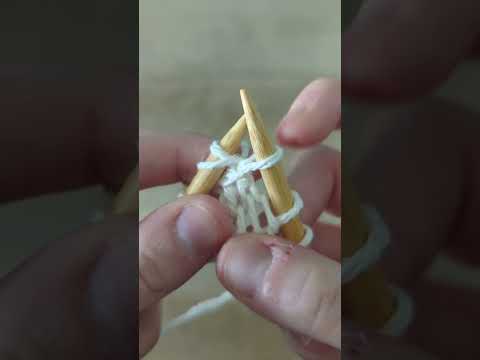 Skip 1, Knit Second, Knit 1, Slip off together.