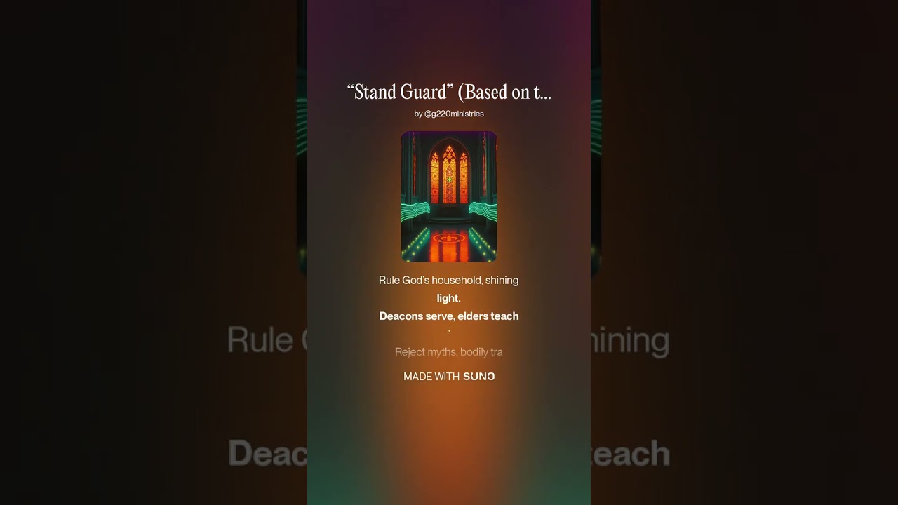 “Stand Guard” Based on the Book of 1 Timothy | Sola Vox