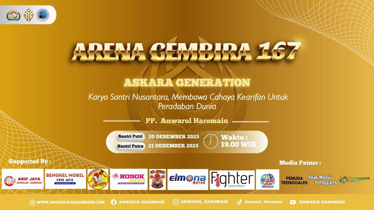 🔴LIVE | ARENA GEMBIRA ASKARA GENERATION SANTRI PUTRA 2025