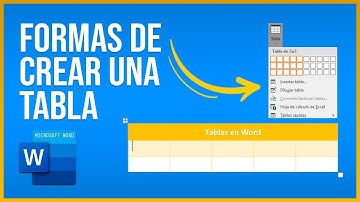 Cómo crear, editar y diseñar una TABLA en WORD