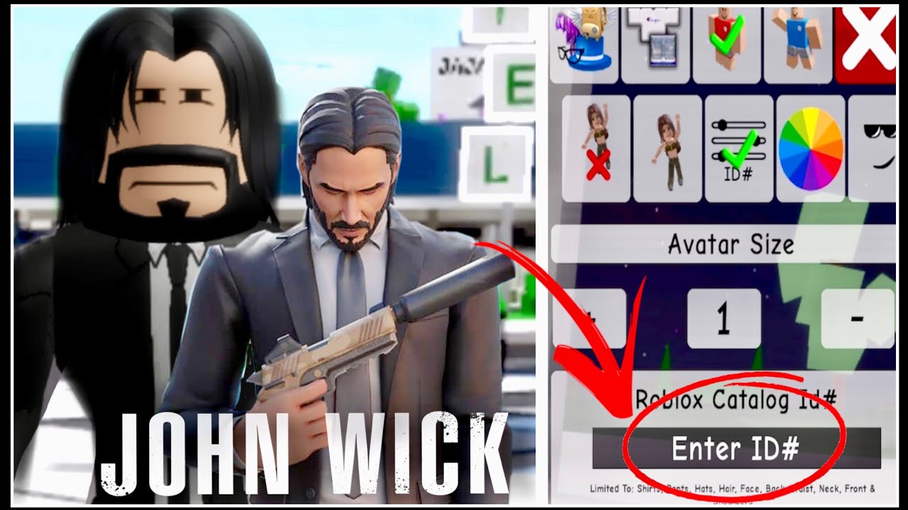 roblox john wick avatar tutorial｜TikTok Search