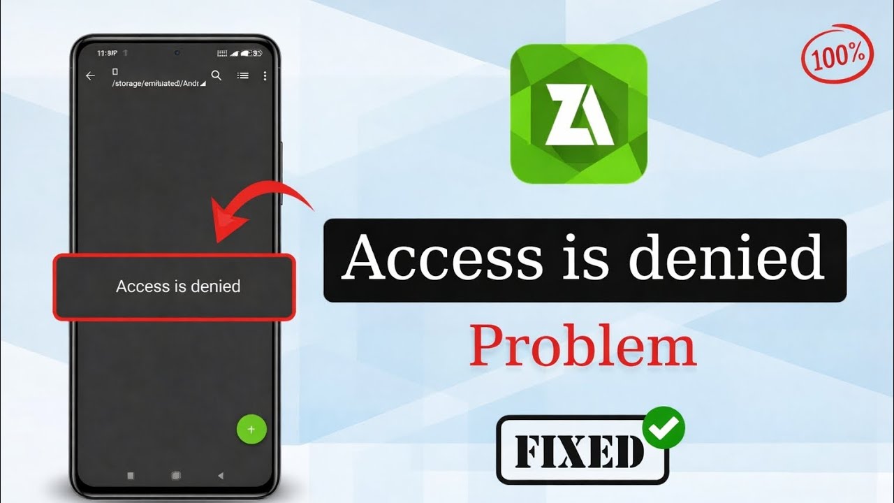 Access denied Zarchiever problem solved Copy paste also solution 