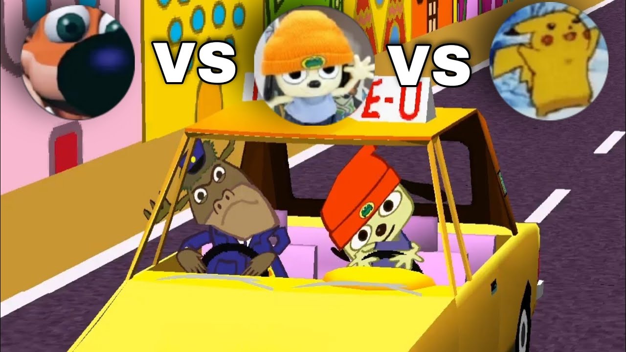 PaRappa The Rapper (PSP) - Multi-Player Match with parappass and ...
