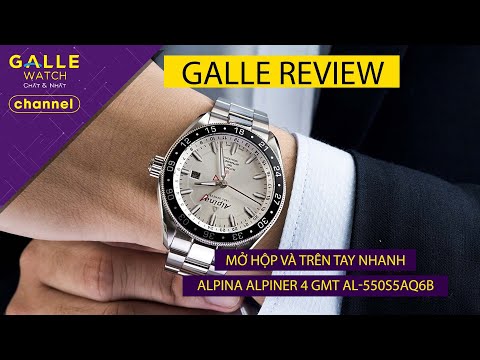 Video [GALLE REVIEW] Mở hộp và trên tay Alpina Alpiner 4 GMT... - youtube
