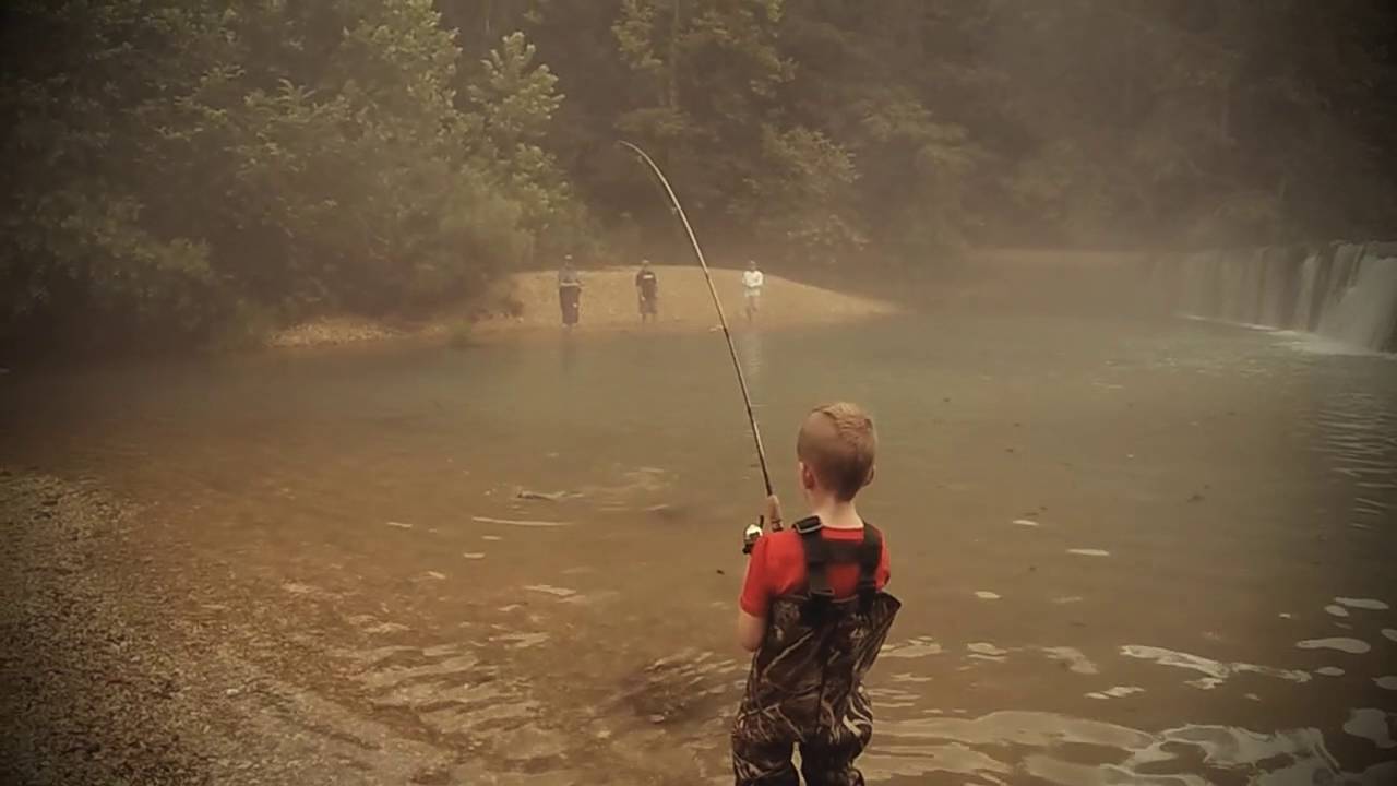 Trout fishing at Rockbridge Missouri YouTube