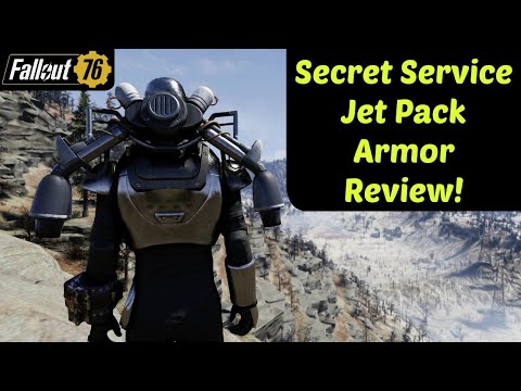 Fallout 76: Secret Service Jet Pack Armor!