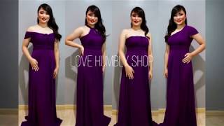 plum infinity dress