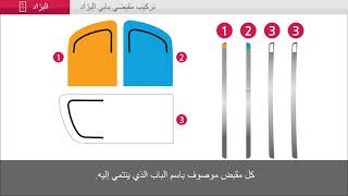 [ثلاجة ال جي] - تركيب مقبضي باب البراد