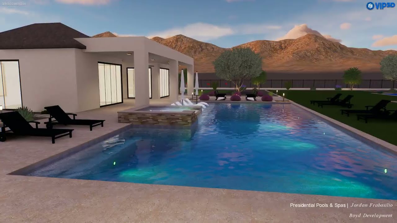 Boyd Development (6829 E. Caballo Dr.) Presidential Pools Design 9.23.25
