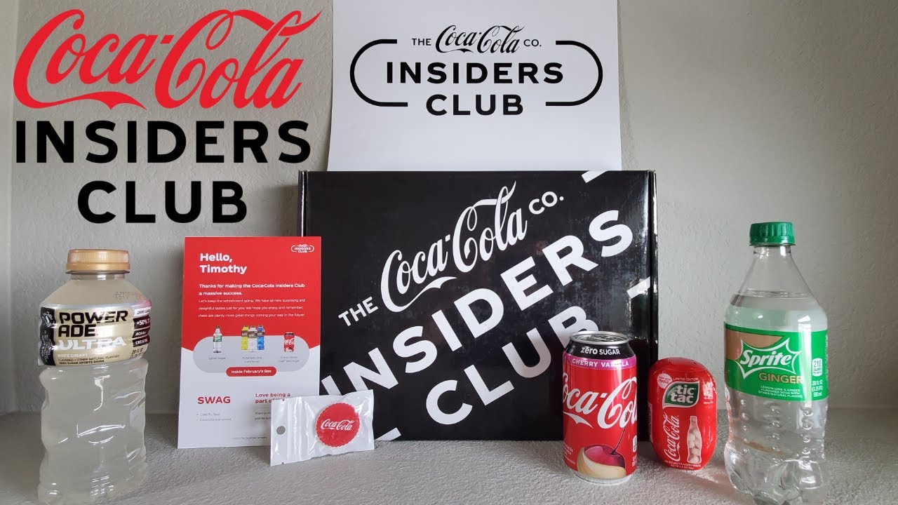 Coca-Cola Insiders Club | February Unboxing! | 