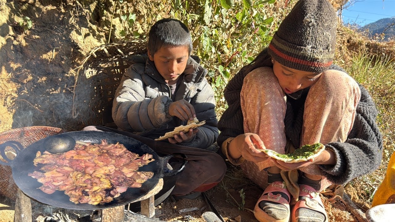 Organic Nepali Village Cooking | Long - Awaited Dido And Chicken Dinner in the Village | 