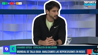 ME INVITARON A LA PREVIA DE LA FINAL DEL MUNDIAL DE FÚTBOL DE TALLA BAJA | Edu Sotelo en #Deportv by Prof. Edu Sotelo 177 views 6 months ago 23 minutes