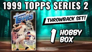 🚨THROWBACK RIP🚨1999 TOPPS SERIES 2 BASEBALL HOBBY BOX