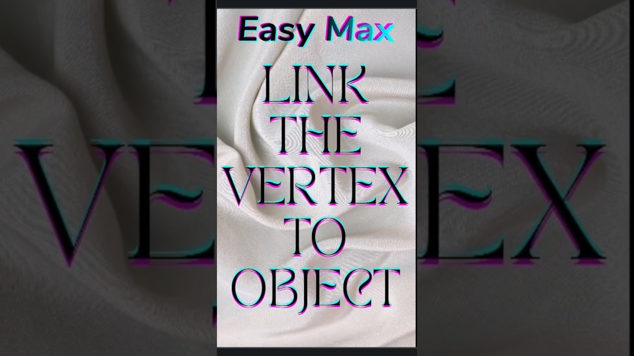 true or false. linked vertex to object  