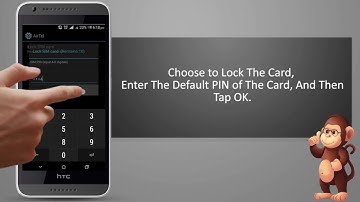 HTC How to use Assigning a PIN to a micro SIM card on phones user guide support