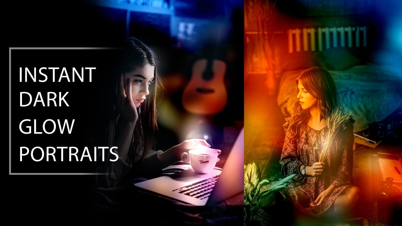 Photoshop Tutorial  On Youtube - Beginner Level Lighting Effects For Dark Photos