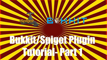 Part 1 | Make a Minecraft Bukkit/Spigot Plugin 1.8 | Tutorial | How to (Mojang)