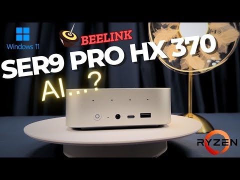 64GB RAM In A Mini PC Beelink SER9 Pro HX 370 Gaming AI Noise Test 