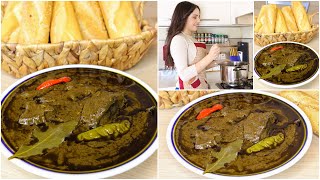 😋👌❤️ملوخية تونسية زمنية باللحم البقري بكل أسرارها ومفسرة بالتفصيل للمبتدئين روعةmloukhiya Tunisienne