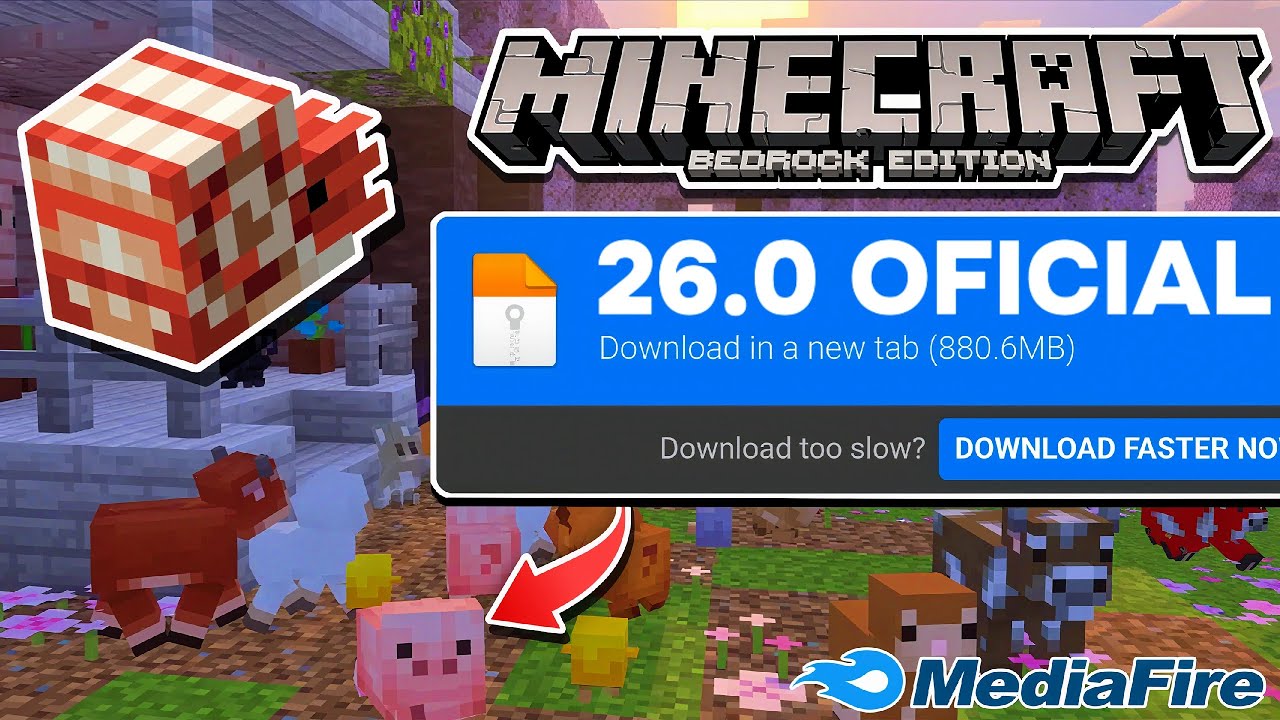 ✅️ Descargar MINECRAFT 26.0 Oficial para Android | Última Versión 2026 + Review