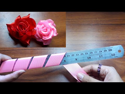 Amazing ribbon flower