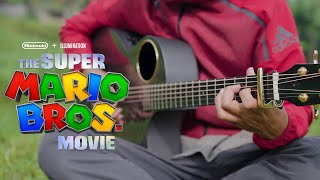 The Super Mario Bros Movie &#39;Peaches&#39; by Bowser/Jack Black played on acoustic guitar