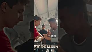14 years old boy arm wrestling #armwrestling#strongboy#motivation