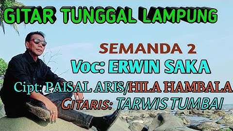 Gitar tunggal lampung|| SEMANDA 2,Cipt:FAISAL ARIS/HILA HAMBALA,Voc:ERWIN SAKA,Gitaris:TARWIS TUMBAI