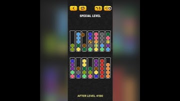 Ball Sort Special Level - Locked Ball (after Level 4190)