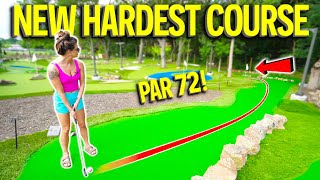 We Have NEVER Seen a Mini Golf Course Like This! - Epic ONE OF A KIND Homemade Course!