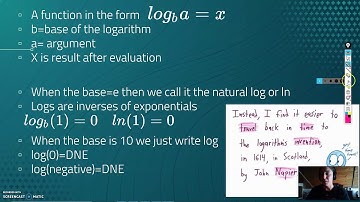 Pre-Calculus Everything you Wanted To Know About Log and Ln