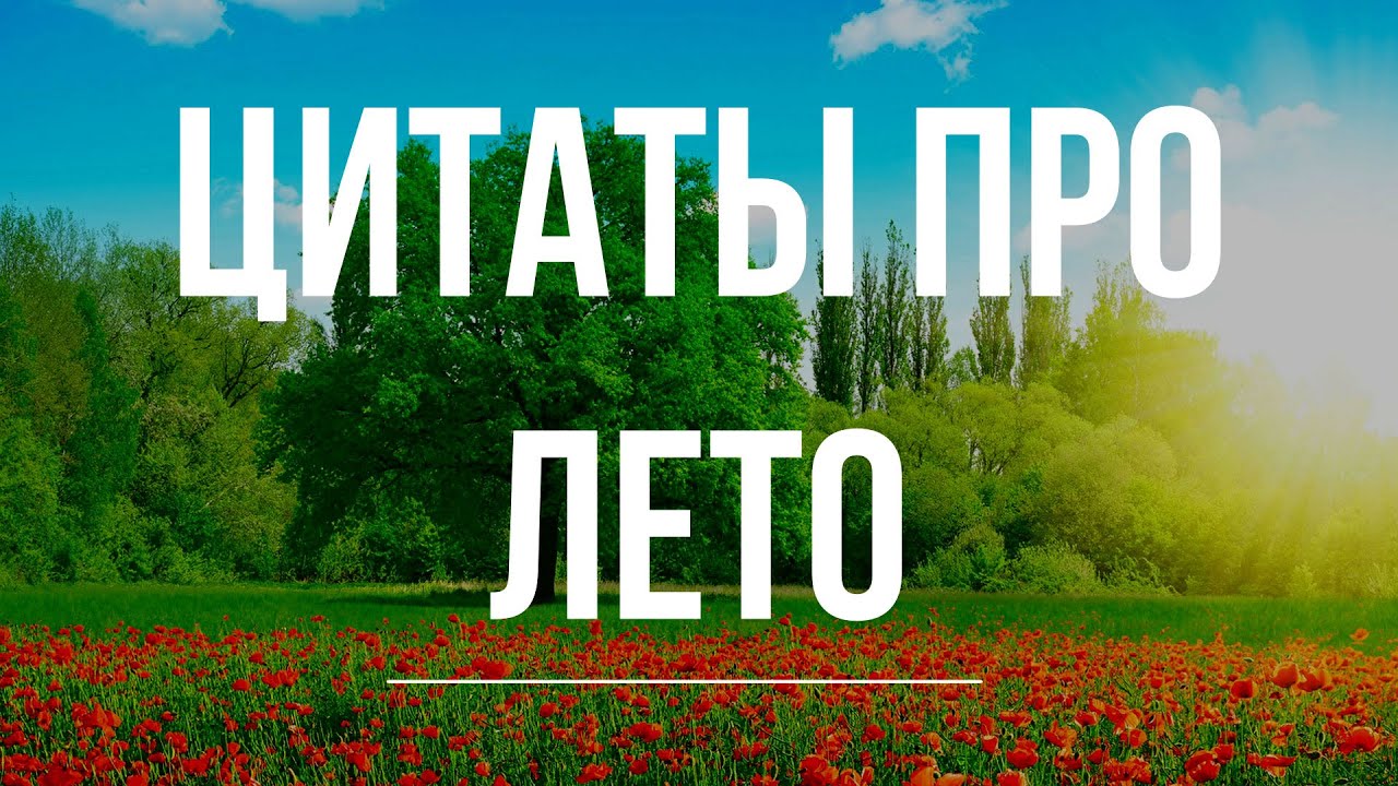 10 цитат про лето