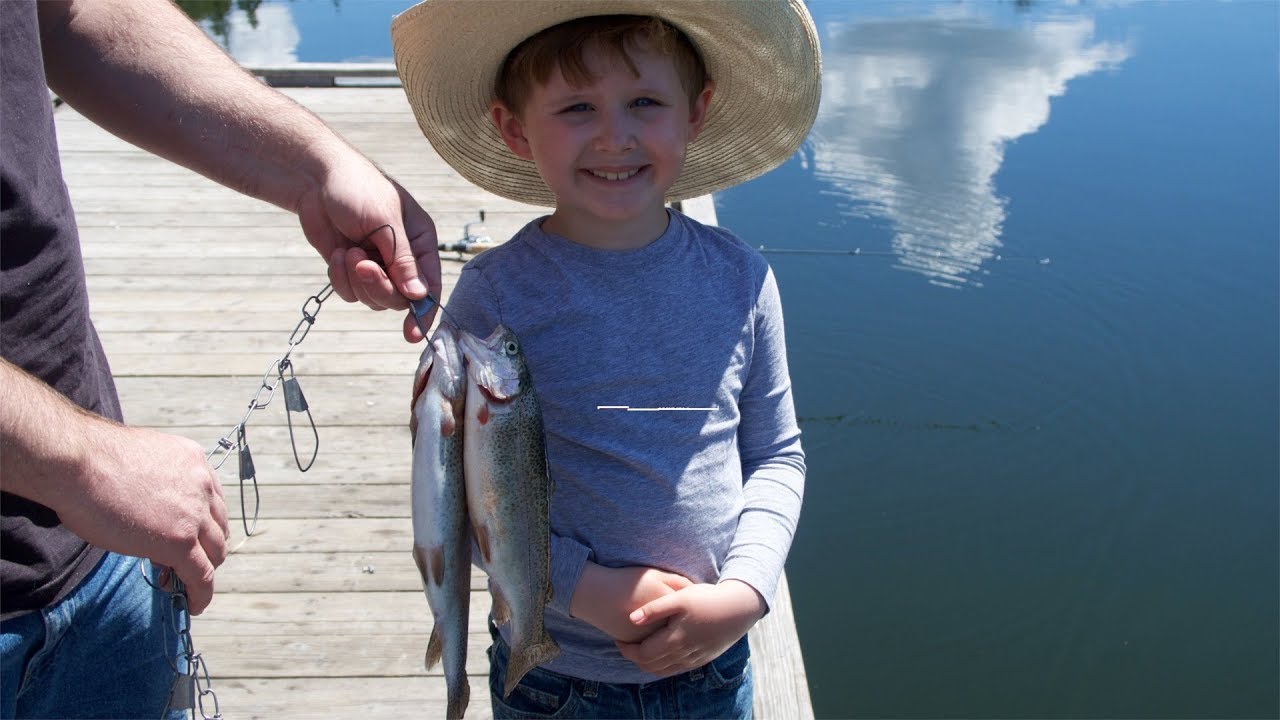 2018 Summer Firsts Fishing at Round Lake and Silverwood Roller
