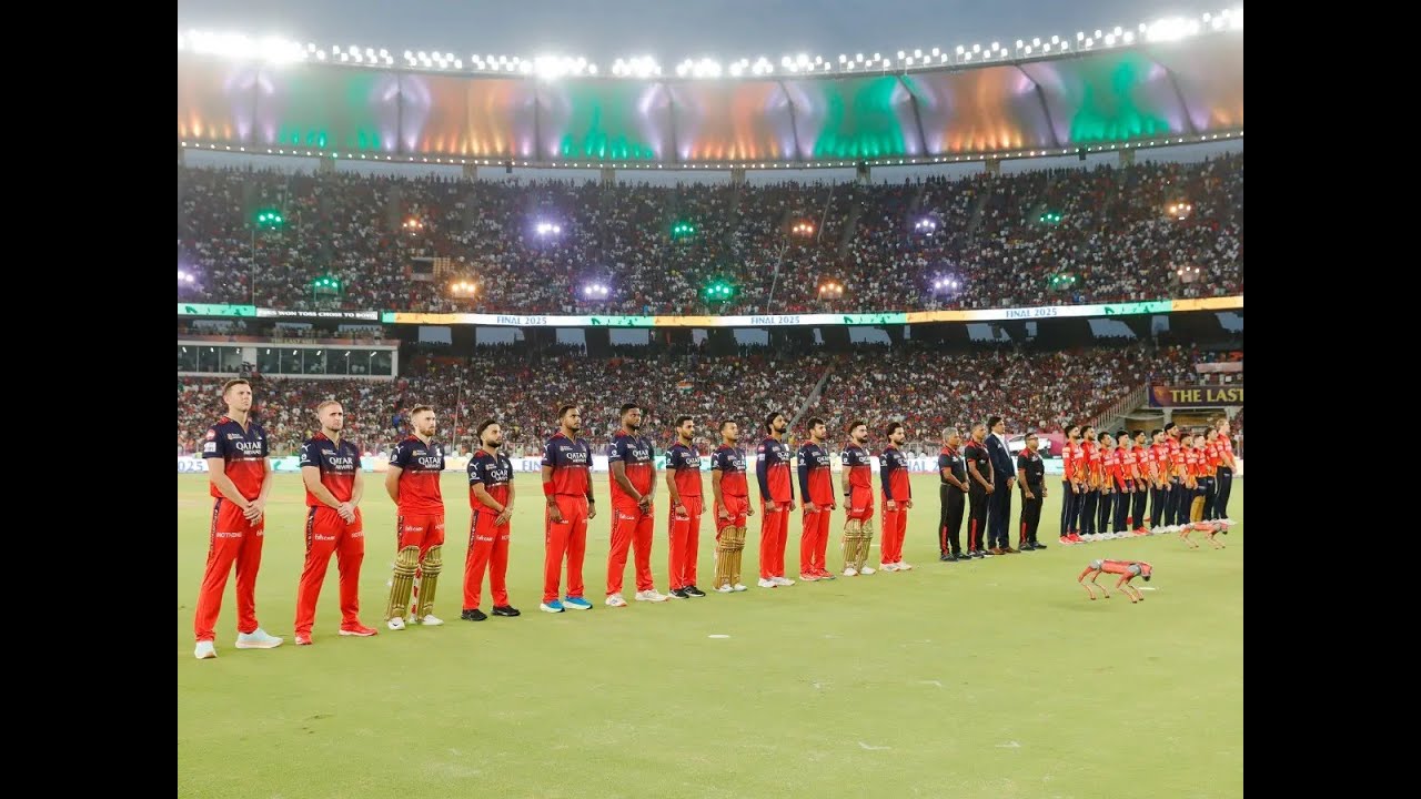 National Anthem IPL Final RCB VS PBKS || Jana Gana Mana At Narendra Modi Stadium