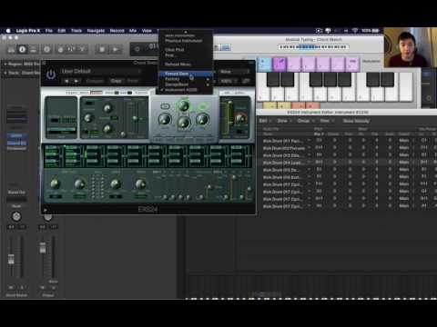Saving Custom EXS24 To Specific Logic Project Only