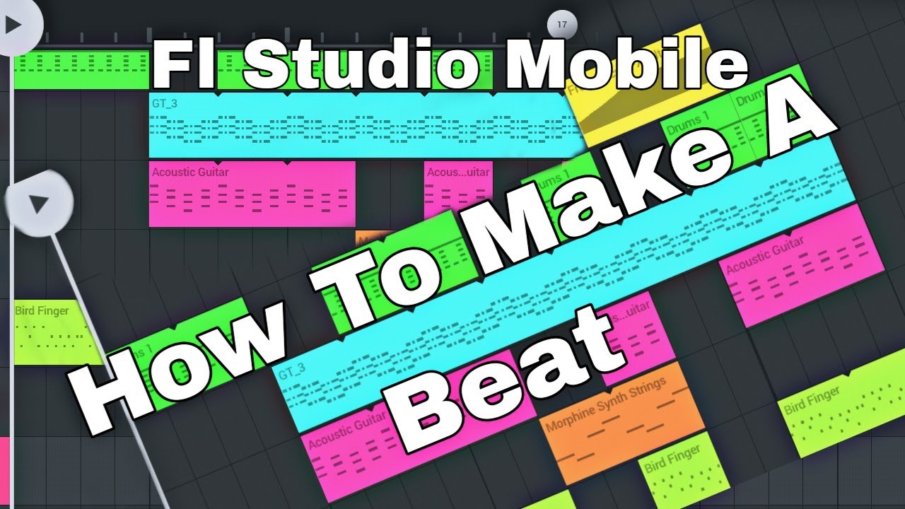 Make A Beat | Fl Studio Mobile | - YouTube