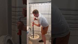 Plunger can’t fix it? Use The Toilet Auger #Toilet #ToiletAuger Clogged #diy #howto #plunger #auger