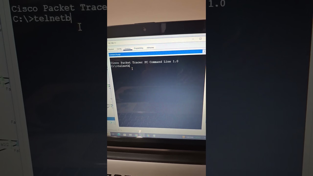 How to take Telnet part 3 #cisconetworkingacademy #computer 