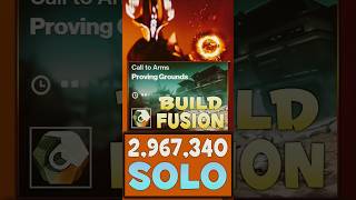 Solar Warlock Meta Build DOMINATES Solo Proving Grounds 2,967,340 Score! Destiny 2 Call to Arms.