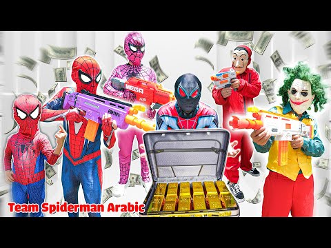 فريق سبايدرمان يتنكرون كأشرار لتجنب مطاردة سبايدرمان الشرير