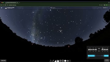 Eclipse Tutorial on Stellarium Web