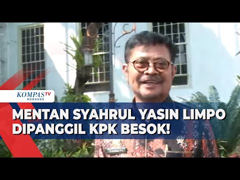 Mentan Syahrul Yasin Limpo Dipanggil KPK Besok, Buntut Dugaan Kasus Korupsi.