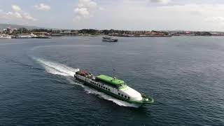 Mavic 2 Zoom chasing fast craft ferries bound for Isabela City, Basilan.