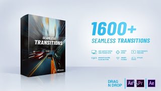 Seamless Transition Pack 2021 | Premiere Pro + After Effects in one | Pack of video templates
